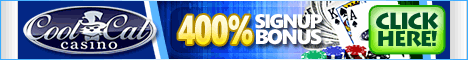 CoolCat - Play Backjack with 400% Bonus + $50 Free