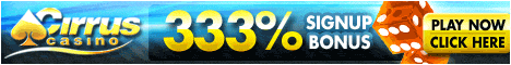Cirrus - 333% Sign-up (+ $25 Free Chip)